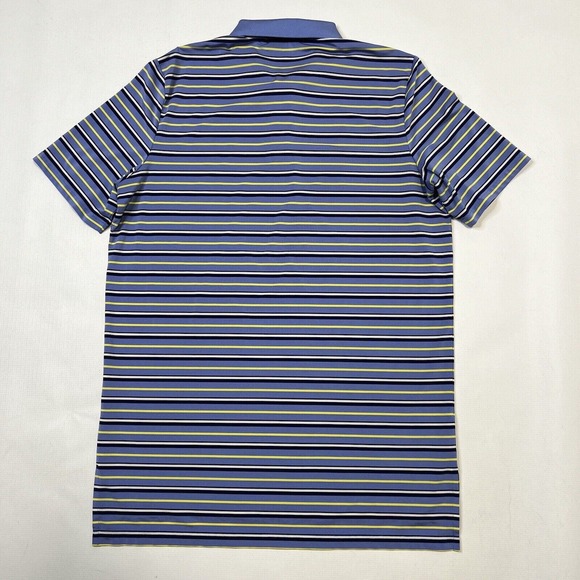 Ralph Lauren RLX Golf Polo Shirt Men’s Medium Blue Pink Striped Stretch Lot Of 2 - Picture 2 of 13